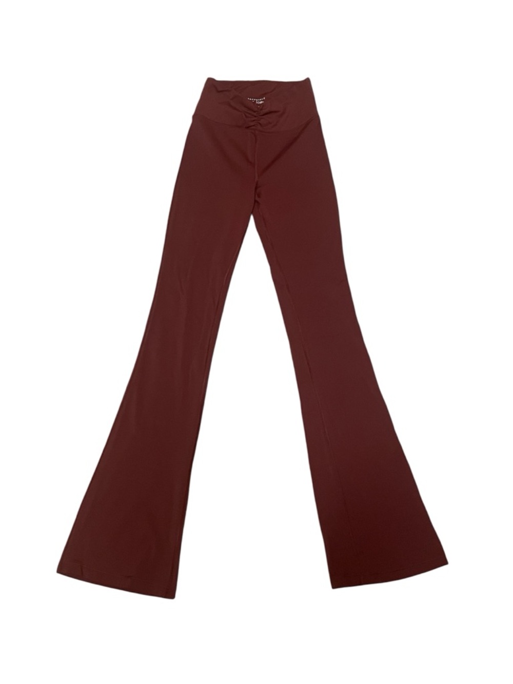 Aeropostale Low-Waist Flared Leggings - Burgundy Size XS EUC
